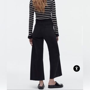 High waisted sailor straight jeans